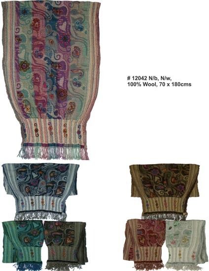 Embroidered Ladies Shawls