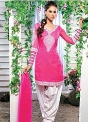 Formal Pink Dress Material