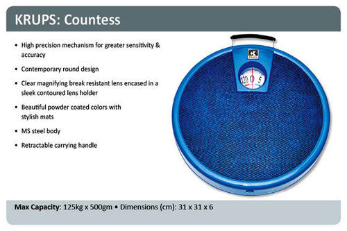 Krups (Countess) Mechanical Personal Scales