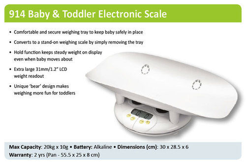 Salter 914 Baby Weighing Cum Toddler Scale