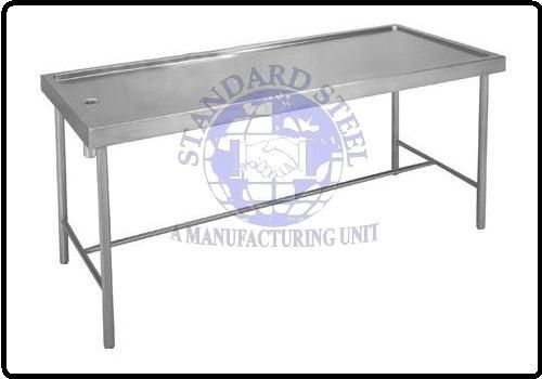 Stainless Steel Animal Post Mortem Table