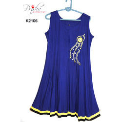 Embroidered Work Kurtis