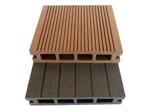 Plastic Wpc Hollow Decking