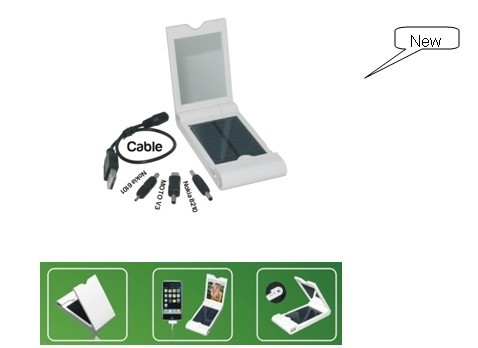 Solar Phone Charger With Mirror
