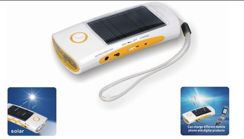 Solar Torch With Radio And Chargers