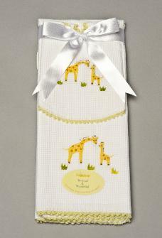 Giraffe Bib And Burp