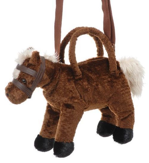 Plush Horse Shoulder Bag