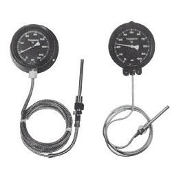 Mercury Actuated Dial Type Thermometer With Rigid Stem