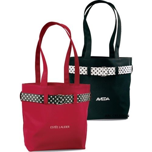 Polka Dot Non Woven Tote Bags