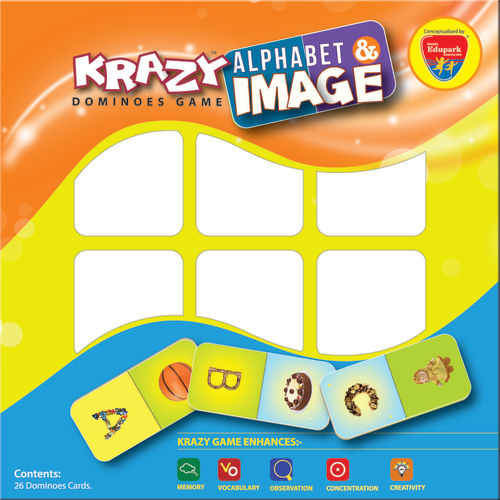 Krazy Alphabet and Image Dominoes Game