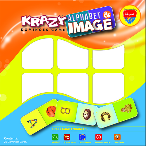 क्रेज़ी अल्फाबेट एंड इमेज डोमिनोज़ गेम