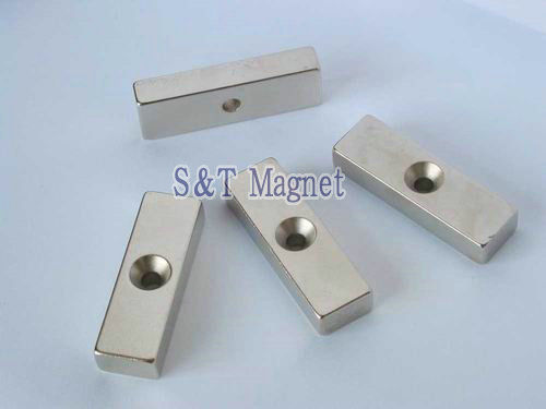 NdFeB Magnet Block Magnet with Counterbore