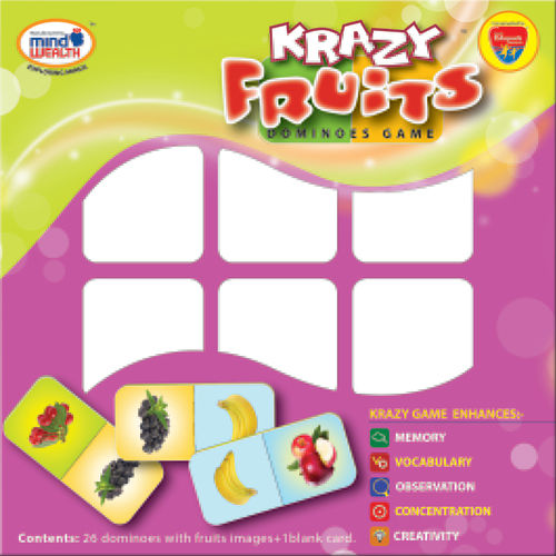 Krazy Vegetables Dominoes Game