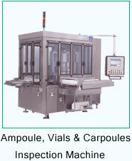 Ampoules And Carpoules Inspection Machine