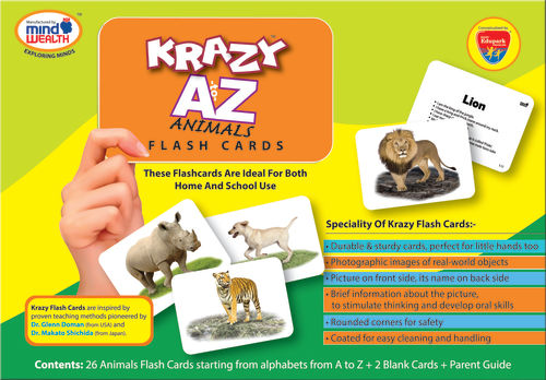 Krazy A To Z Animal Flash Cards