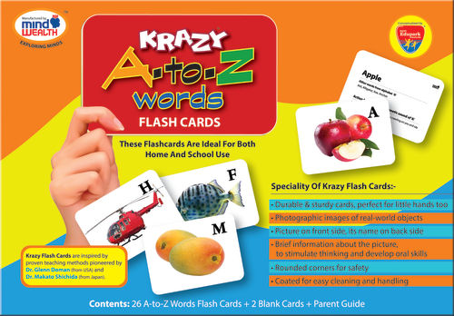 Krazy A To Z Word Flash Cards