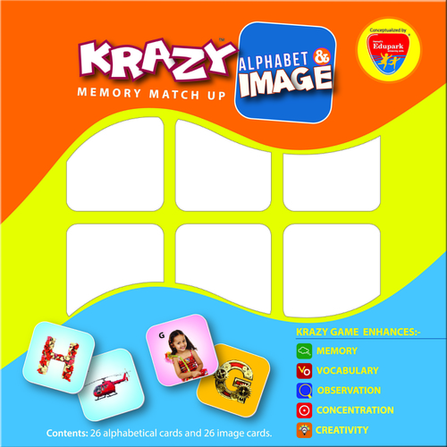 क्रेजी अल्फाबेट्स एंड इमेजेस मेमोरी मैचअप