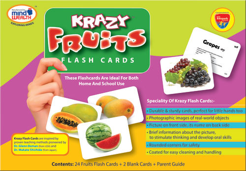 Krazy Fruits Flash Cards