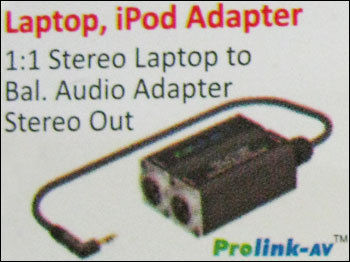 Laptop And Ipod Adaptor