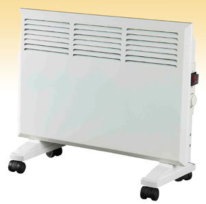 Convection Heater - 750W/1250W/2000W | Adjustable Thermostat, Safety Features, 24-Hour Timer, Freestanding or Wall Mounted