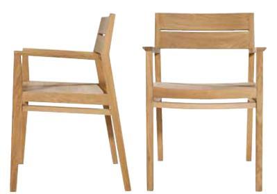 Wooden Chair With Armrest at Best Price in cedex | Ethnicraft Azur