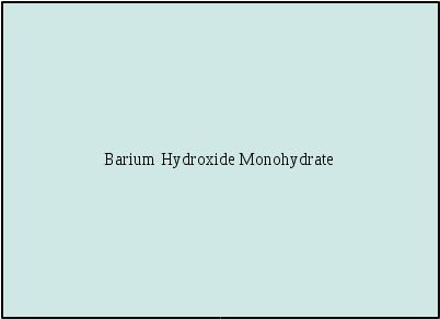 Barium Hydroxide Monohydrate