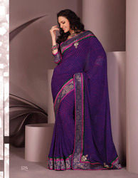 Printed Saree With Beautiful Border Work