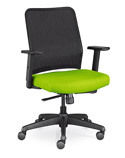 Silver And Black High Back Task Chair