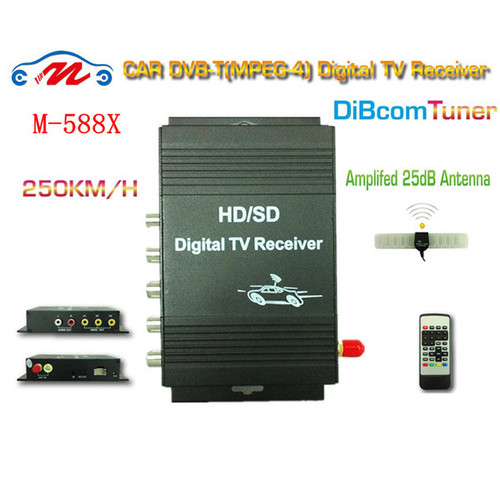 Car Dvb-T Tv Tuner Receiver Box (M-588X)