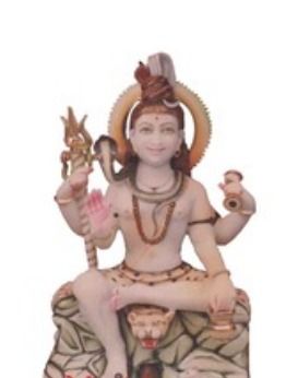  संगमरमर की भगवान शिव की प्रतिमा