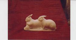 Sandstone Rabbit Statue