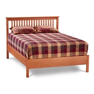 Penobscot Shoreline Slat Bed with Low Footboard