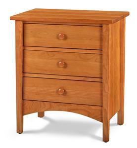 Three-Drawer Nightstand