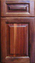 Raised Panel Wood Door (Black Walnut)