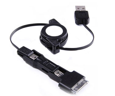 3 In 1 Port Apple/Micro/Mini USB Flex Cable PC01