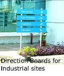 Direction Boards For Industrial Sites