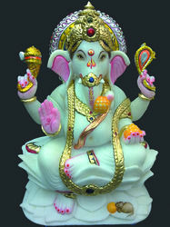 Marble Ganesha Statues - Premium Quality Marble, Exquisite Craftsmanship , Perfect for Home Décor and Gifting