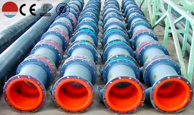 Plastic Lined Pipe To Carry Corrosive Liquid / Gas / Sand