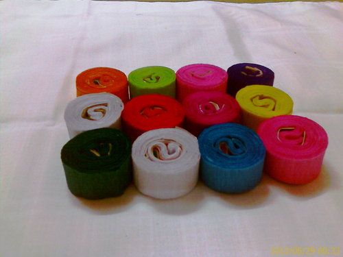 Single Colour Assorted Crepe Rolls