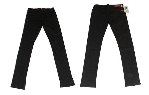 Stretch Denim Black Jeans