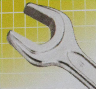 Large Ended Open Jaw Spanner