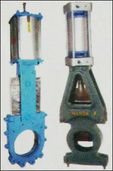 Pneumatic Cylinder Operated Knife Gate And Pulp Valve