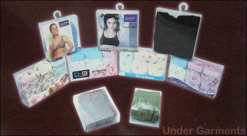 Under Garments Pvc Boxes