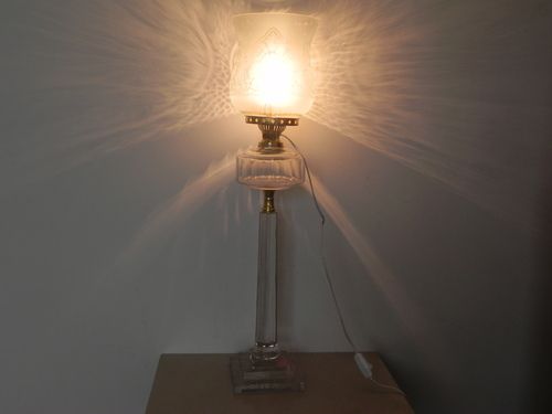 Glass Table Lamp