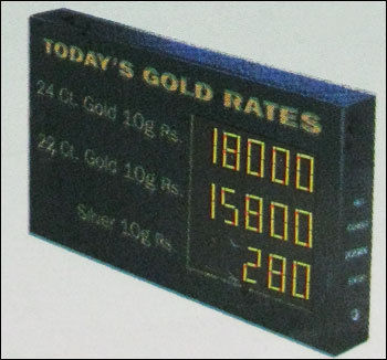 Gold Rate Board