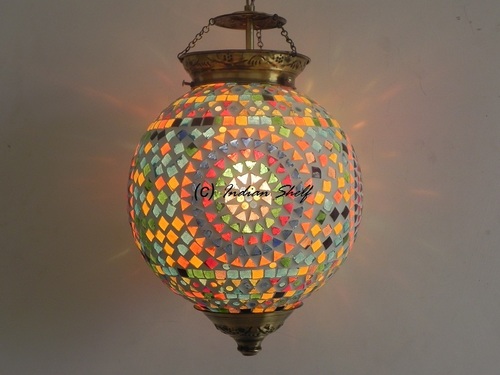 Mosaic Flower Lamp