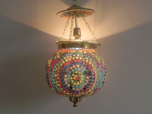 Mosaic Melon Lamp 