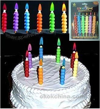 Multi-colour Designer Birthday Candles