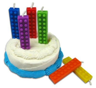 Square Birthday Cake Candles
