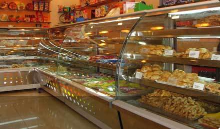 Bakery And Sweets Display Counter